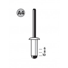 Алюмінієві заклепки A4/6 NOVUS [30 шт.]