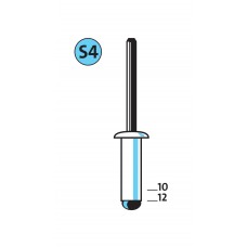 Сталеві заклепки S4/10 NOVUS [20 шт.]