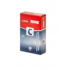 Скоби тип C 4/28 NOVUS [2000 шт.]