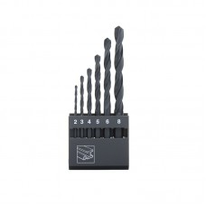 Набір свердел по металу HSS-R DIN 338 2 - 8 мм ABRABORO [6 шт.]