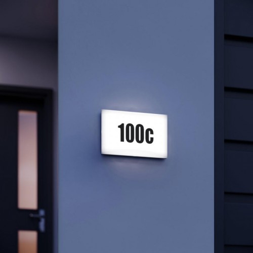 Фасадний світильник з датчиком сутінків та номером будинку LN1 N LED 4.5W 3000K 440lm IP54 230V фото 3