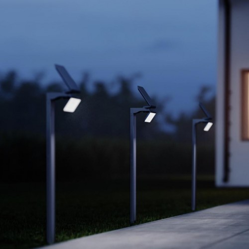 Світлодіодний сонячний світильник 1.2W Steinel XSolar GL-S з сенсором антрацит - фото 3