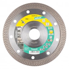 Алмазний диск для різання плитки Wolfcraft Pro Ceramic Turbo 125 x 22/10