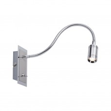 Настінний світильник ZYLINDRO LED з вимикачем 2700K 1x3W 120lm 230V хромований