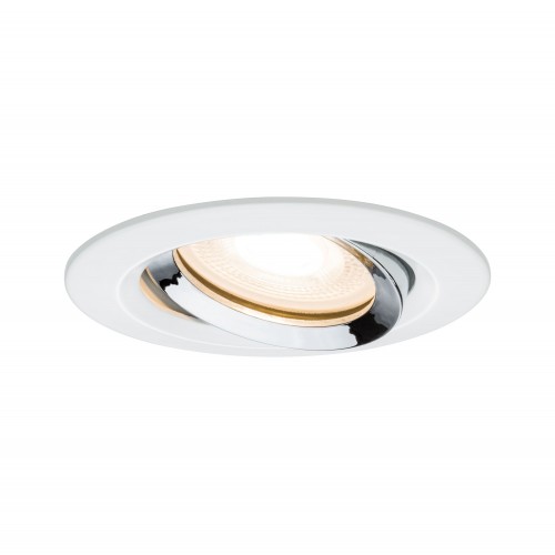 Вбудований світильник NOVA PLUS LED DIM, похилий, GU10, 7 Вт, 460 лм, 93 мм, 2700K, IP65, 230 В, матовий хром - фото 1