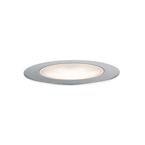 Вбудований світильник Plug & Shine FLOOR ECO круглий 2W 3000K IP67 24V срібний / нержавіюча сталь - фото 1