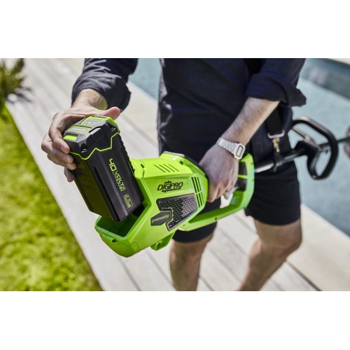 Зарядний пристрій для кущоріза/тримера Greenworks GD40BCK4 40 В + комплект акумуляторів 4 Аг фото 2