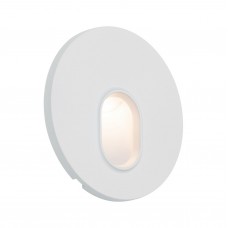 Світильник для сходів НАСТІННИЙ LED круглий 1.1W 65 lm 2700K 230V білий / пластик