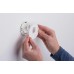Світильник для сходів НАСТІННИЙ LED круглий 1.1W 65 lm 2700K 230V білий / пластик