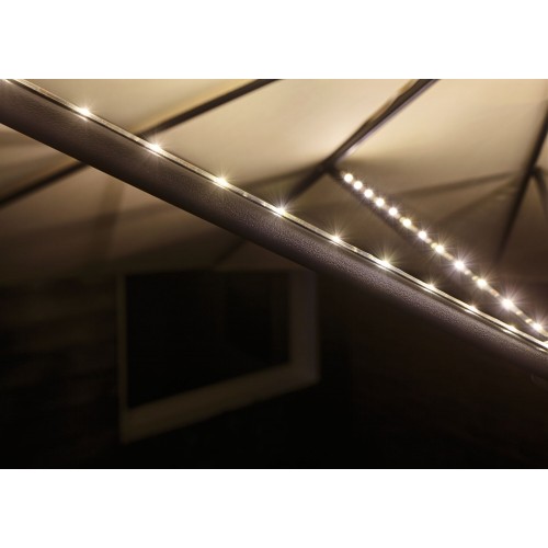 Комплект світлодіодного освітлення для садової парасольки USB LED STRIPE 4x40см 4x30лм 3000K - фото 3