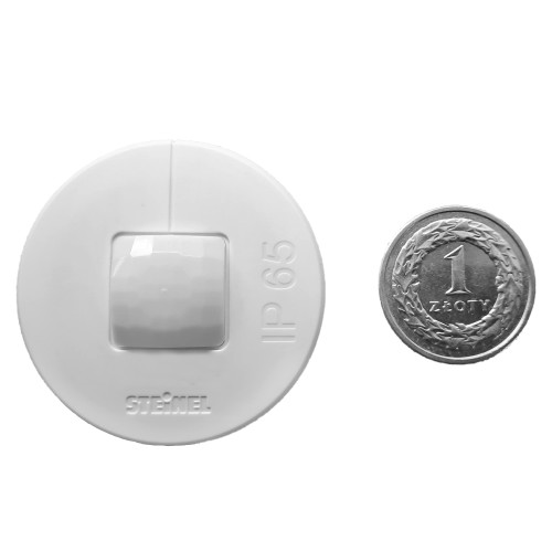 Steinel IR Quattro MICRO 6m DALI-2 IPD сутінковий датчик прихованого монтажу IP65 круглий білий фото 2