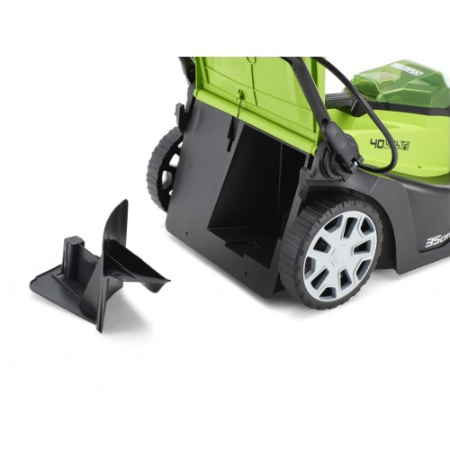 Бездротова газонокосарка 40 В 35 см Greenworks G40LM35 фото 1