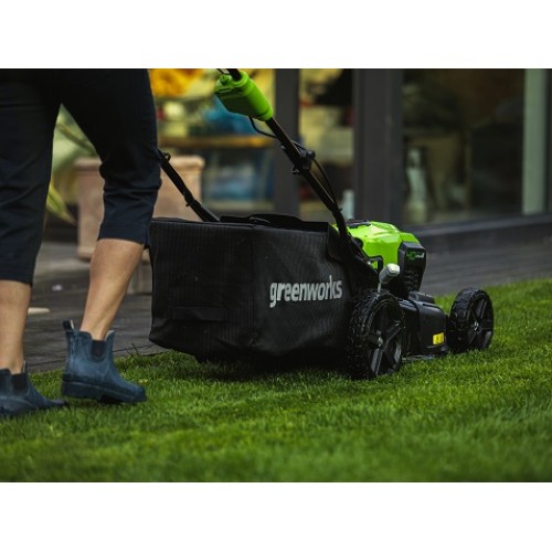 Акумуляторна газонокосарка 40 В 46 см Greenworks GD40LM46SP фото 1