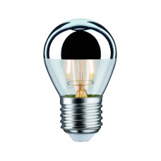Світлодіодне джерело світла Дзеркало-крапля 2.6W 230V 200lm E27 2700K Срібний