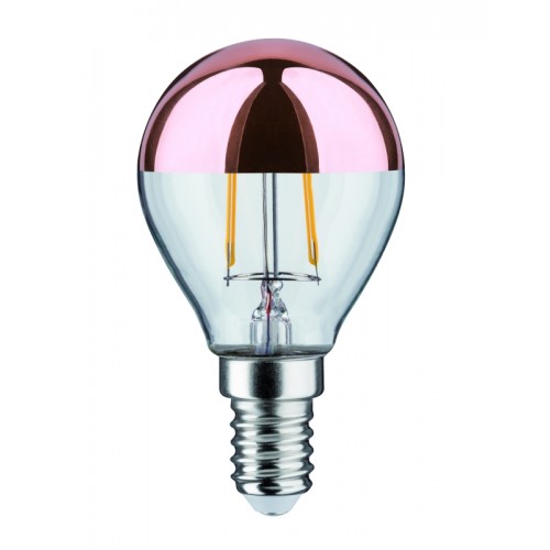 Світлодіодне джерело світла Дзеркало-крапля 2.6W 230V 250lm E14 2700K Мідь фото 1