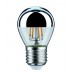 Світлодіодне джерело світла Дзеркало-крапля 4.8W 230V 400lm E27 2700K Сріблясте димування