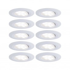 Світильник CALLA LED 10X6W 530lm, круглий, поворотний, 4000K IP65 230V, матовий білий / пластик
