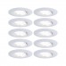 Світильник CALLA LED 10X6W 530lm, круглий, поворотний, 4000K IP65 230V, матовий білий / пластик
