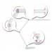 Настільна лампа FLEXBAR LED 9.5W DIM 700lm 3000/4000/6500K 230V біла / алюмінієва