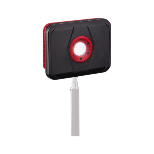 Світлодіодний робочий ліхтар, акумуляторний, DIM 5W USB, 440lm IP65 6500K DC5V, чорний/червоний, пластик фото 3