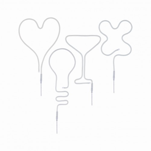 Неоновий Colorflex USB мікс 4x1м кольори: синій, помаранчевий, рожевий, зелений 4x5W 5V фото 1