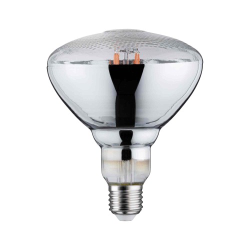 Світлодіодний світильник для рослин PAR38 E27 6.5W 1300K 200lm 230V сріблясто-скляний, захисний, для росту рослин фото 1