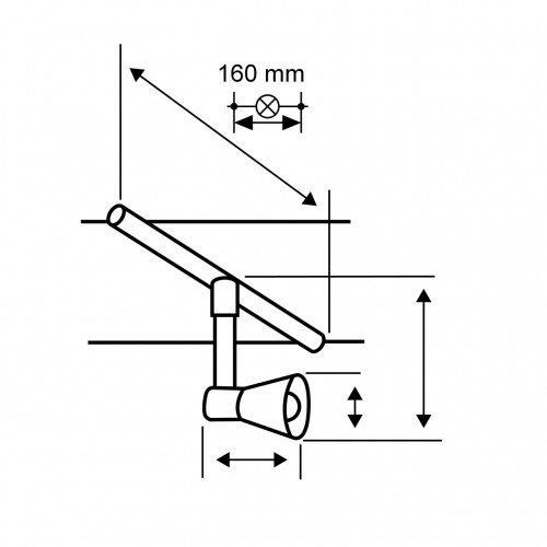 Лампа Sheela max5x10W GU5.3 хром матова/хром 12V DC 60VA twszt/метал фото 1