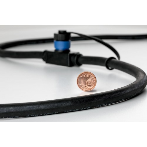 З'єднувальний кабель Plug & Shine 5 м, 1 вхід-1 вихід, IP68, 24 В, чорний/пластиковий - фото 3