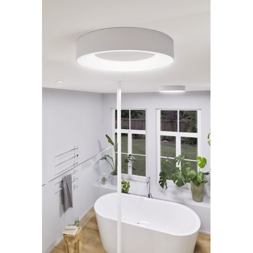 Стельовий світильник CASCA LED 16W 1400lm круглий 300mm 2700/4000/6500K IP44 230V білий / пластик фото 3