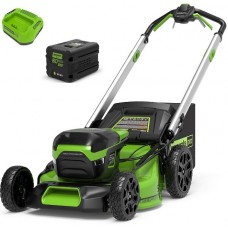 Газонокосарка 60 В 51 см, зарядний пристрій Greenworks GD60LM51SPK4 + комплект акумуляторів 4 Аг