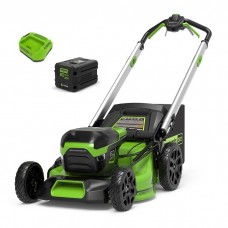 Газонокосарка 60 В 46 см, зарядний пристрій Greenworks GD60LM46HPK4 + комплект акумуляторів 4 Аг