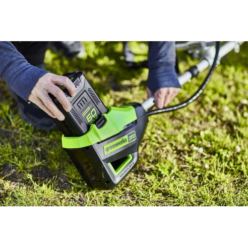 Кущоріз/знімач кущів 60 В з велосипедною ручкою Greenworks GD60BCB фото 1