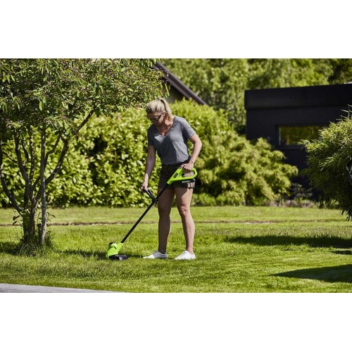 24V газонокосарка Greenworks + тример GD24LM33LT25K4 зарядний пристрій + акумулятор 4 Ah фото 1