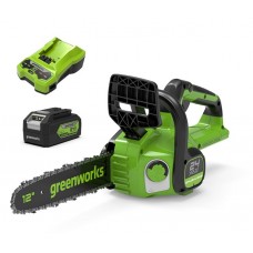 Зарядний пристрій для бензопили Greenworks GD24CS30K4 24V + акумулятор 4Ah