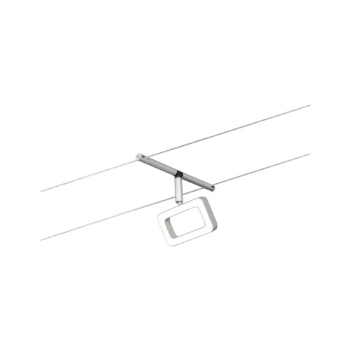 Система кабельних ліній DC Frame 5x4.8 Вт, хром матовий/хром 230 В/12 В DC 60 ВА, суцільний 3000 К фото 2