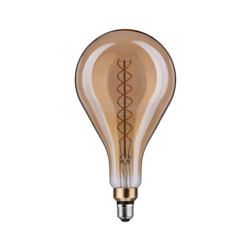 Світлодіодна лампа BigDrop filament 400lm E27 1800K золота 7W подвійна спіраль 230V - фото 1