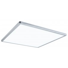 Стельовий світильник ATRIA SHINE LED Backlight DIM 22W 2200lm 420x420mm 4000K 230V матовий хром / пластик