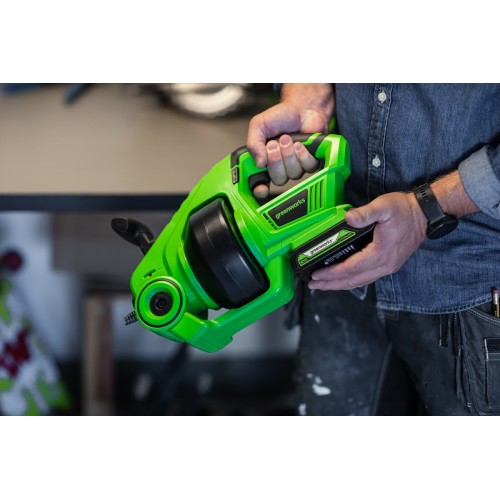 24V Greenworks G24DA очищувач каналізації фото 1