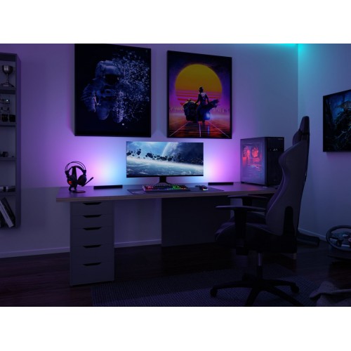 Комплект світлодіодних стрічок 2x30 см LIGHTBAR DYNAMIC RGB з пультом дистанційного керування 2x0.6 Вт 230 Вт / 5 В постійного струму - фото 4