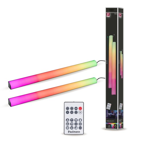 Комплект світлодіодних стрічок 2x60 см LIGHTBAR DYNAMIC RGB з пультом дистанційного керування 2x1 Вт 230 / 5 В постійного струму - фото 10