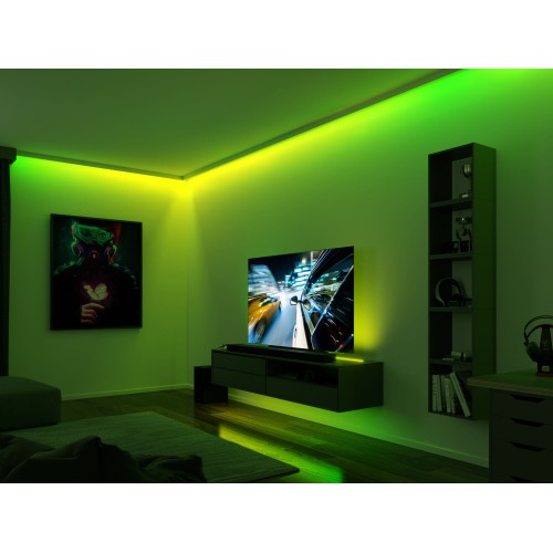Комплект DYNAMIC LED RGB+ стрічки 5W 3M IP20 60LED/м 10VA 230V/12V DC біла/пластикова фото 4