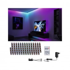Комплект DYNAMIC LED RGB+10.5W 5M IP20 60LED/м 15VA 230V/12V DC білий/пластик