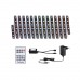 Комплект DYNAMIC LED RGB+10.5W 5M IP20 60LED/м 15VA 230V/12V DC білий/пластик