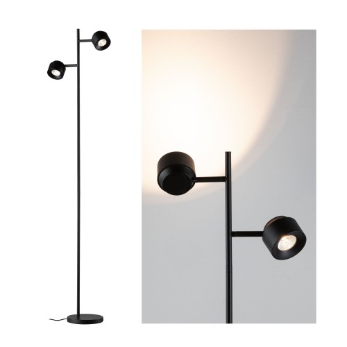 Торшер PURIC PANE LED 2x3W 3-STEP DIM 2300lm 2700K 230V чорний / металевий фото 2