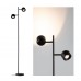 Торшер PURIC PANE LED 2x3W 3-STEP DIM 2300lm 2700K 230V чорний / металевий