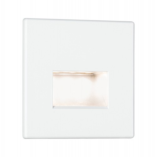 Світильник для сходів EDGE LED квадратний 1x1.2W 50lm 2700K 230V матовий білий / пластик фото 2