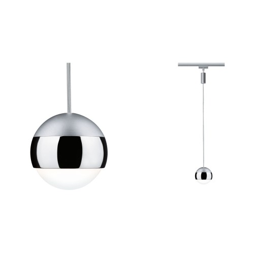 Світильник підвісний URail Capsule II 6W DIM 4000K 230V матовий хром/хром