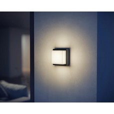 Фасадний світильник з датчиком руху та сутінків Steinel L 845 SC LED iHF Bluetooth Mesh Connect 9W 3000K 655lm IP44 IK03 230V антрацит / алюміній