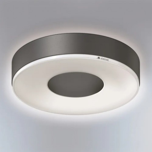 Кімнатний світильник з датчиком руху та сутінків STEINEL RS 200 SC 17.1W LED HF Bluetooth Mesh 1165lm 3000K IK10 IP54 230V антрацит / алюміній - фото 1
