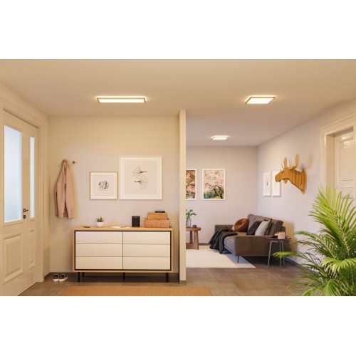 Стельовий світильник ATRIA Wood Backlight 16W 293X293 1600lm 3000K IP44 230V під дерево / пластик - фото 3